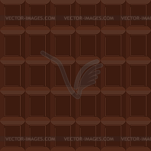 Chocolate seamless pattern. texture is of - vector clip art
