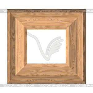 Empty wide frame pictures of boards. Wood texture - vector image