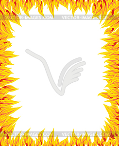 Fire flame, fire pattern - vector clipart