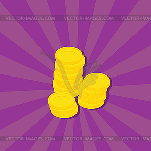 Money icons - vector clipart
