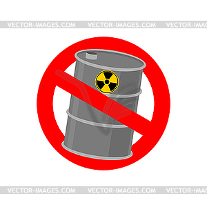 Prohibiting signs Biohazard. Crossed barrel of toxi - royalty-free vector image