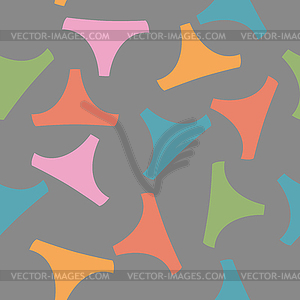 Seamless pattern panties woman - vector EPS clipart