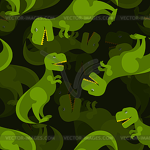 Dinosaur 3d background. Tyrannosaurus seamless - vector clip art