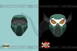 Paintball Mortal mask - vector image