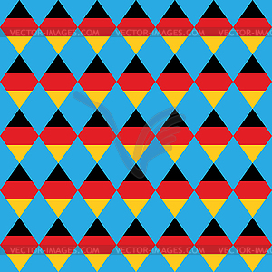 German beer festival rhombus background. Oktoberfes - vector image