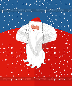 Russian Sana Claus. New years grandfather of Russia - vector EPS clipart