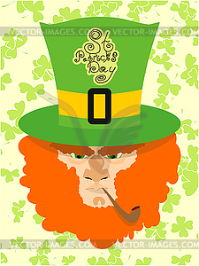 St. Patrick`s Day greeting card, poster - vector clipart