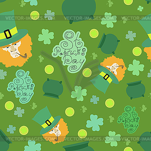 St.Patrick`s day background - vector clipart