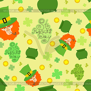 St.Patrick`s day background - vector image
