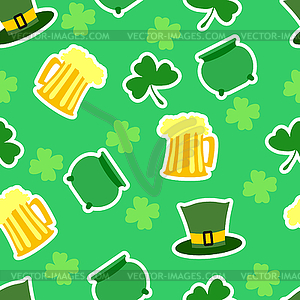 St.Patrick`s day background - vector image