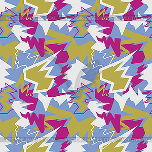 Abstract mix seamless pattern. Dynamic background. - vector clip art
