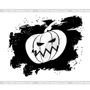 Flag Halloween grunge style. Brush strokes a - royalty-free vector image