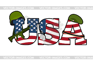 US Army symbol. Military Emblem Of America. America - vector clipart