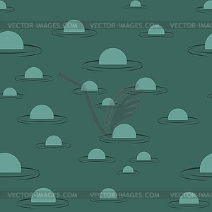 Swamp seamless pattern. Big green morass texture. - vector clipart / vector image