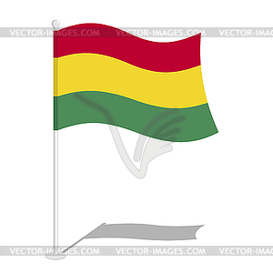 Bolivia Flag. Official national symbol of Bolivia - vector image