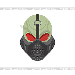 Skull protective mask. Hell defender. Terrible - vector image