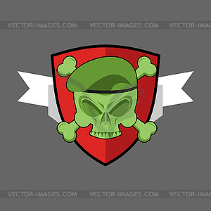 Military emblem. Army logo for special troops. - vector image