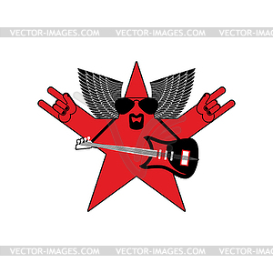 rock star guitar clip art