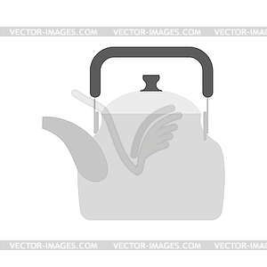 Teapot . Kitchen utensils. Crockery - vector clipart