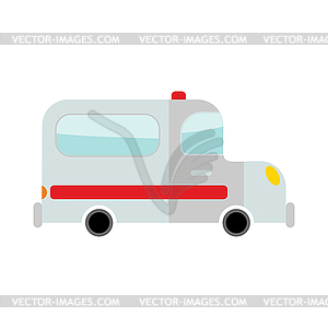 Ambulance . Transport. Car in cartoo - vector clipart