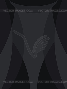 Black background for design certificate. Dark - vector image