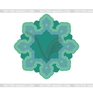 Halal Islamic template symbol. East ornament for - vector clipart / vector image