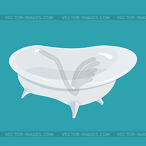 Bathtub . Bath - vector clip art