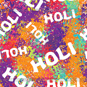 Holi celebration. Holi ornament background. Holi - vector image