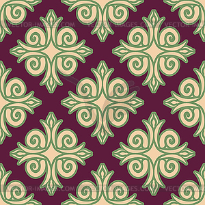 Kazakh pattern. Traditional national background of - vector image