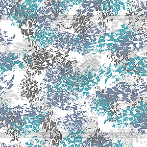 Abstract seamless pattern brushstroke, paint stains - vector clip art