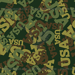 Military camouflage USA. American Protective - vector clipart