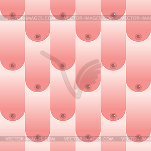 Breasts seamless pattern. boobs texture. bosom - vector clipart