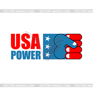 США власть. Patriot кулак эмблема. Знак сильного - клипарт