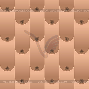 Bosom African American background. boobs texture. - vector clip art