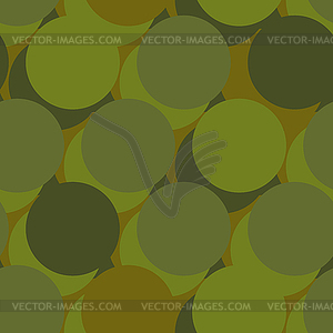 Military war seamless pattern. Army abstract circle - vector clipart