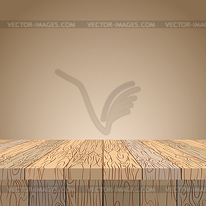 Wooden table. Wooden surface. Wood texture. Planks - vector image