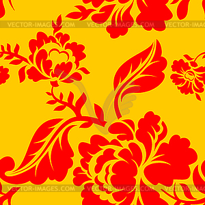 Vintage floral seamless pattern element. seamless - vector clipart