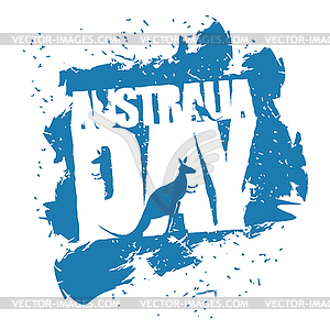 Australia Day. Traditional Australian patriotic - vector image