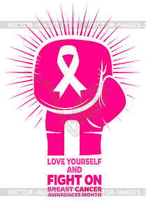 Breast cancer - vector image