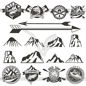 Camping - vector clip art