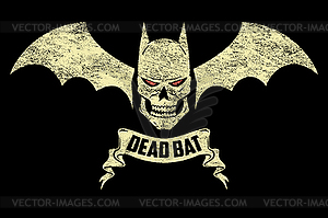 Superhero skull - vector image