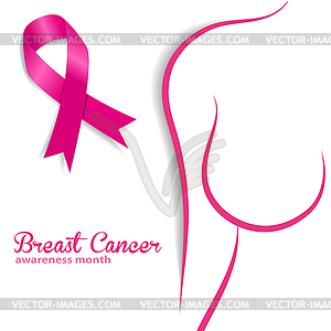 Breast cancer - vector image