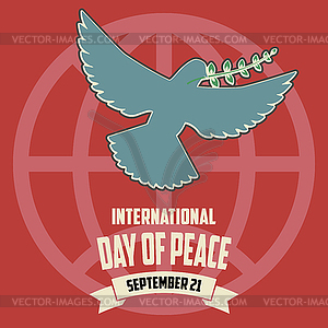 International Day of Peace - vector image