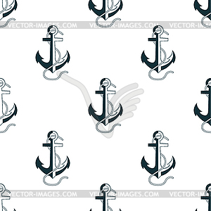 Anchors pattern - vector image