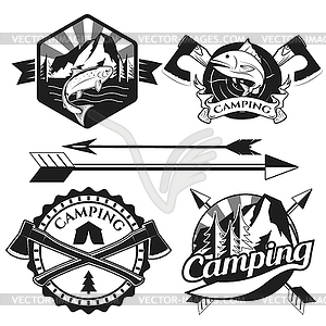 Camping - vector image