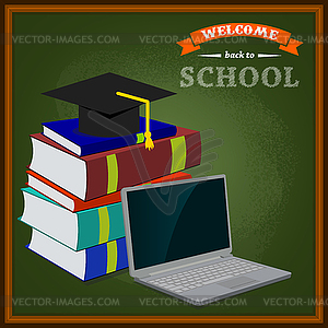 Back to school - vector clip art