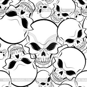 Skull pattern - vector clip art