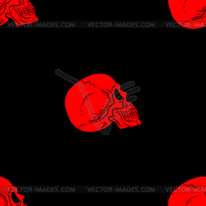 Skull pattern - vector clipart