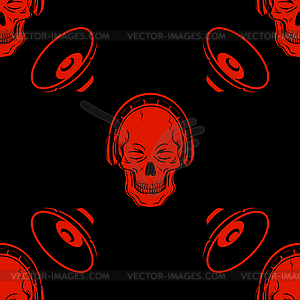 Skull pattern - vector clip art