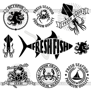 Seafood - vector image